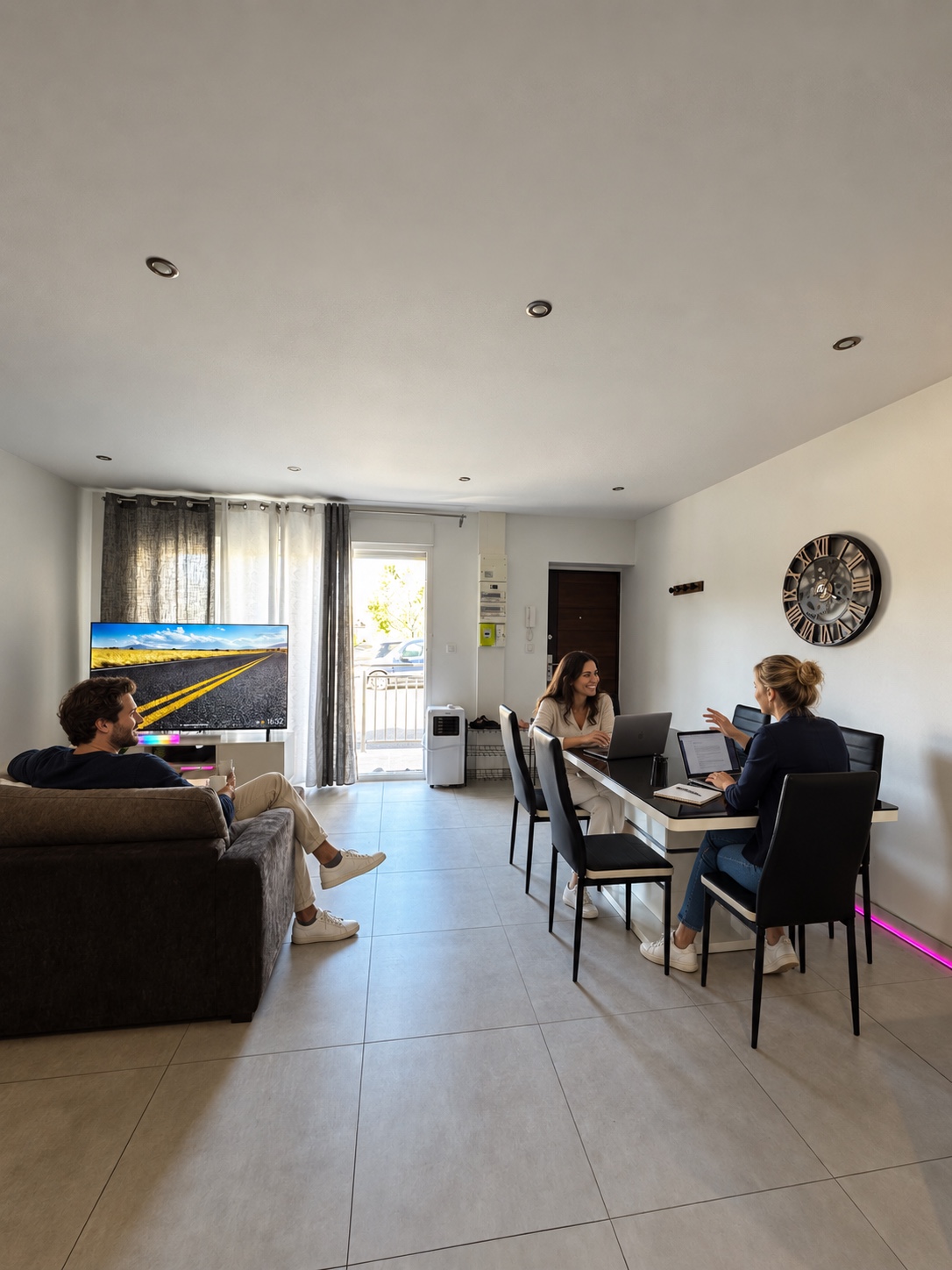 Un moment de vie et d’échange dans notre logement à Freneuse