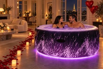 Ambiance parisienne : spa lumineux et décoration romantique