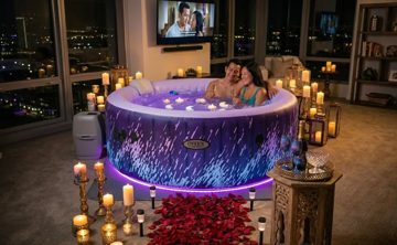 Votre salon se transforme : spa lumineux et décoration romantique